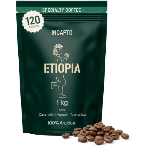 Zeitlich begrenztes Angebot: Incapto Spezialitäten-Kaffeebohnen | Single-Origin Äthiopien | Espresso 100% Arabica | Specialty Coffee 86.5 Punkte SCA | Traditionell Geröstete Bohnenkaffee | Plantage Limu, Moplaco, 1kg von 45.75 € auf 45.75 € (0.00% Rabatt)