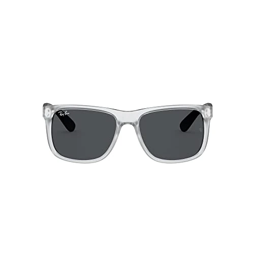 Ray-Ban Gafas, Caucho transparente, 55 Unisex Adulto