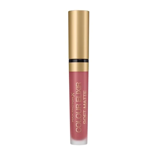 Offerta a tempo: Max Factor Colour Elixir Soft Matte, Rossetto Matte Lunga Durata Idratante, 15 Rose Dust - 35% da 8.99 € a 5.80 €