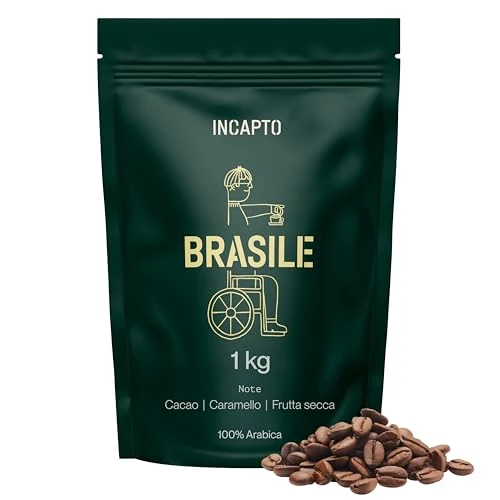 Incapto Spezialitäten-Kaffeebohnen | Single-Origin Brasilien | Espresso 100% Arabica | Specialty Coffee 84 Punkte SCA | Traditionell Geröstete Bohnenkaffee | Plantage Minas Gerais, Fazendas, 1kg