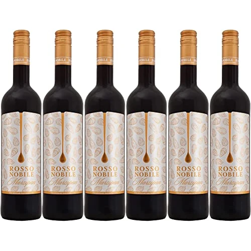 Offerta a tempo: Rosso Nobile - Marzapane, Vino rosso agli aromi di mandorla (6 x 0,75 l) - 36% da 23.77 € a 15.21 €