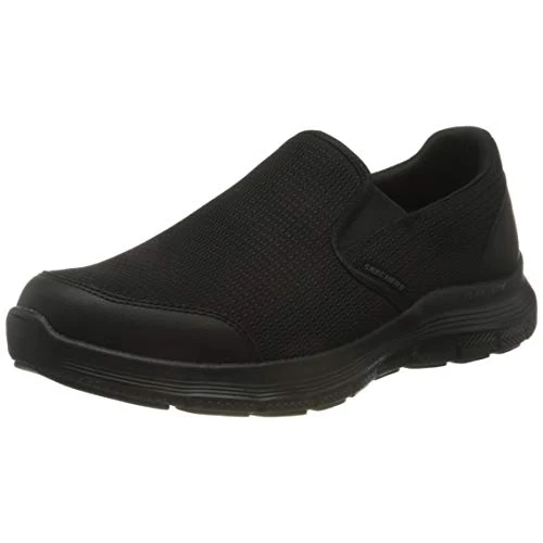 Offerta a tempo: Skechers Flex Advantage 4.0 Tuscan, Scarpe Uomo, Black Textile Trim, 45.5 EU - 28% da 69.95 € a 50.24 €