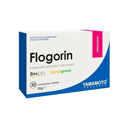 YAMAMOTO RESEARCH Flogorin 30 Comprimés, À base de Curcuminoïdes, Boswelia et Gingembre, Action Anti-inflammatoire
