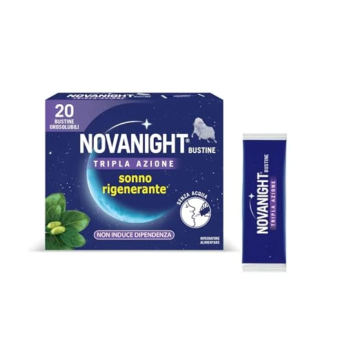 Offerta a tempo: Novanight Tripla Azione Bustine, Magnesio — 14% da 9,99 € a 8,59 €