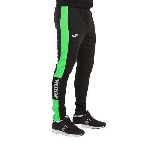 Offerta a tempo: Joma Championship IV, Pantaloni Uomo, Nero/Verde/Fluorescente, 4XS - 43% da 24.50 € a 13.99 €