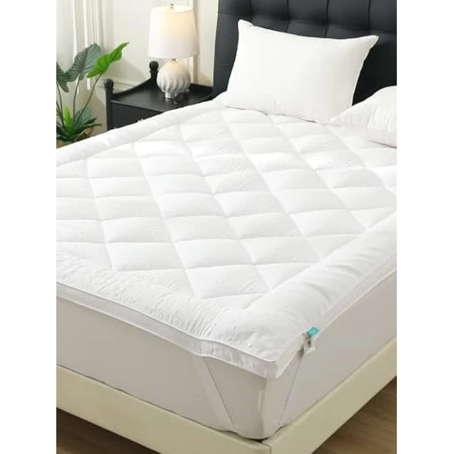 Oferta limitowana: Beedsooth Mikrofibra materace nawierzchniowe, hipoalergiczny, podkładka ochronna, matowy, oddychający, z możliwością prania, z elastycznymi paskami - 160x200 cm, biały. z 480.36 zł na 480.36 zł (oszczędź 0.00%)