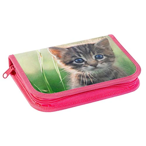 Offerta a tempo: Eberhard Faber 577557 - Gatto astuccio per matite, pieno di 42 utensili da scrittura, astuccio per matite da scuola - 0.00% da 12.99 € a 12.99 €