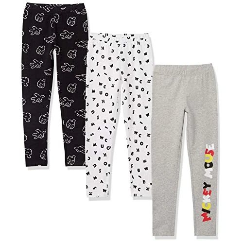 Offerta a tempo: Amazon Essentials Disney | Marvel | Star Wars | Frozen | Princess Leggings Bambine e Ragazze, Pacco da 3, Topolino Classico, 3 Anni - 0.00% da 18.42 € a 18.42 €