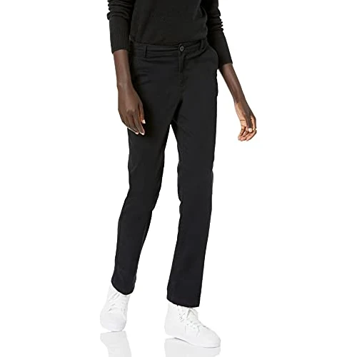 Limited offer: Amazon Essentials Women's Slim-Fit, Straight-Leg Stretch Twill Chino Trouser from 24.12 EUR to 24.12 EUR (save 0%)