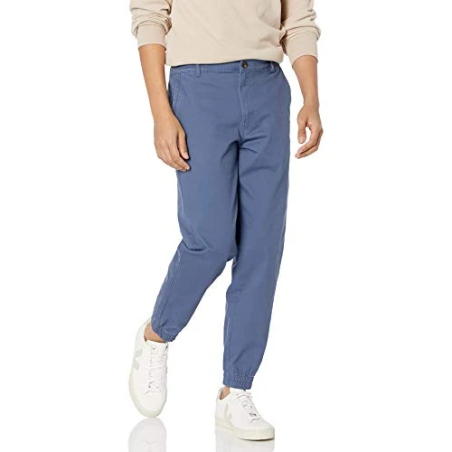 Offre limitée : Amazon Essentials Pantalon de Jogging Chino à Coupe Droite pour Homme, Indigo, Taille L de 28.50 € à 28.50 € (0.00% de remise)