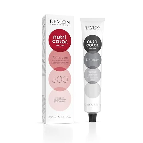 Offerta a tempo: REVLON PROFESSIONAL Nutri Color Filters Maschera Colorata Capelli, Protettiva, Istantanea e Multidimensionale, Rosso Porpora - 100 ml - 0.00% da 13.22 € a 13.22 €