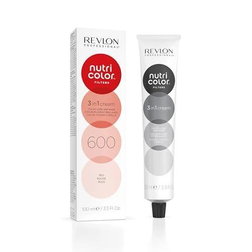 Offerta a tempo: REVLON PROFESSIONAL Nutri Color Filters Maschera Colorata Capelli, Protettiva, Istantanea e Multidimensionale, Rosso - 100 ml - 38% da 14.10 € a 8.73 €