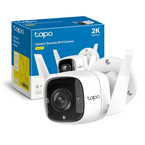Oferta limitada: Tapo Camara Vigilancia WiFi Exterior,Cámara 2K 3MP sin batería,IP66 a Prueba de Agua y Polvo, hasta 30m Visión Nocturna, Detección de Movimiento & Alarma Instantánea,Admite Tarjeta SD de 128GB de 49.99 EUR a 43.06 EUR (ahorro 14%)