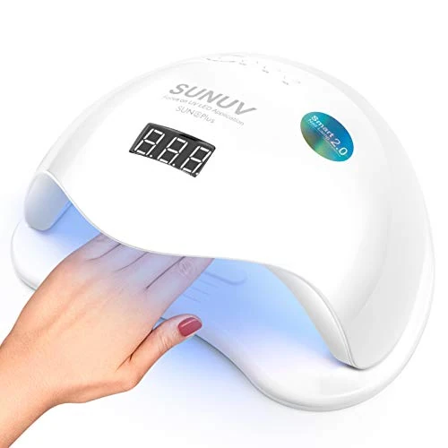 Offerta a tempo: Lampada Ssciuga Unghie UV LED, SUNUV Lampada Professionale per manicure e pedicure con sensore automatico - 0.00% da 59.99 € a 59.99 €
