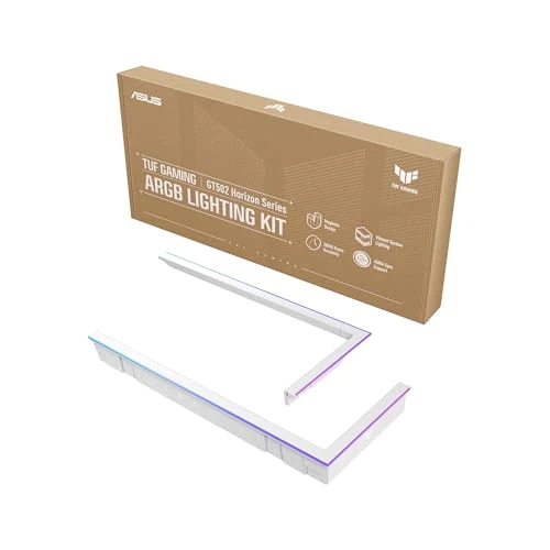Oferta limitowana: ASUS TUF GAMING GT502 HORIZON ARGB LIGHTING ZESTAW WHITE, zestaw oświetleniowy ARGB kompatybilny z GT502 Horizon, łatwa instalacja, do 20000 godzin pracy, kompatybilny z Aura Sync, biały z 87.38 zł na 87.38 zł (oszczędź 0.00%)