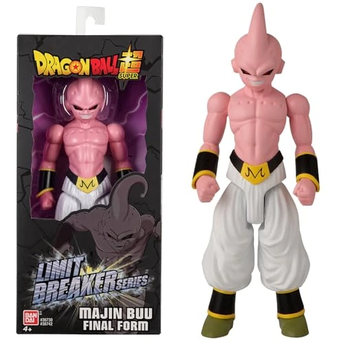 Offerta a tempo: Dragon Ball Super Bandai - Dragon Ball - Action figure gigante Limit Breaker - Majin Bu - Licenza Ufficiale Figurina grande Majin Buu 30cm - Giocattolo per bambini 4 anni e + - 36742 - 33% da 24.99 € a 16.74 €