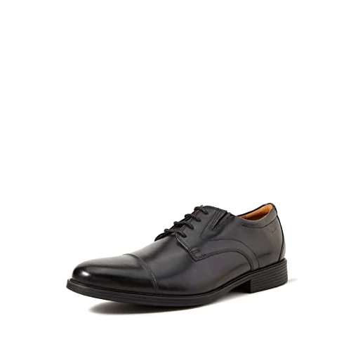 Clarks Whiddon Plain Mens Black Leather, 9