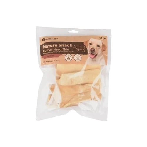 Snacks para Perros – Piel de búfalo – 12cm – 200g – masticación Robusta y Duradera