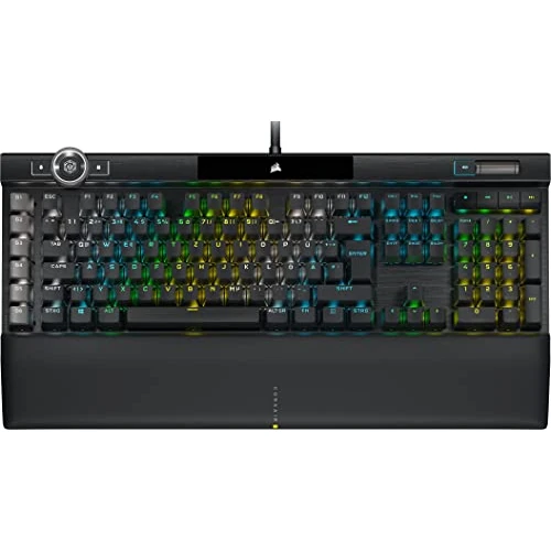 CORSAIR TECLADO (ALEMAN) K100 RGB OPTISCH-MECHANISCH OPX BLACK