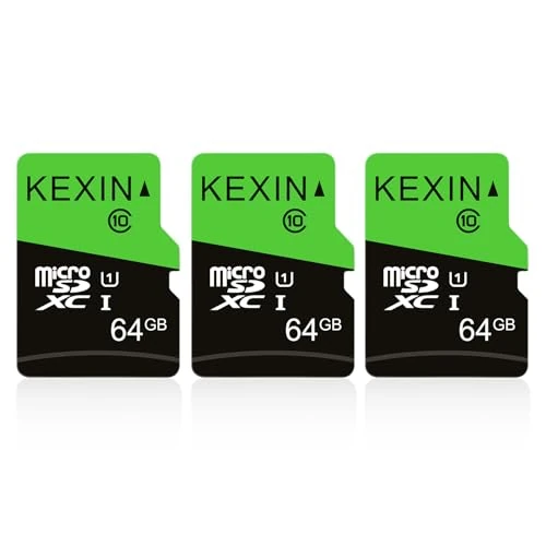 Offre limitée : KEXIN Lot de 3 Cartes Micro Mémoire MicroSDXC SD 64 Go UHS-I, U3, C10, TF pour Drone, Dash Cam, Caméra de Sport, de Surveillance, Smartphone, Tablette, Ordinateur Portable de 39.99 € à 39.99 € (0.00% de remise)