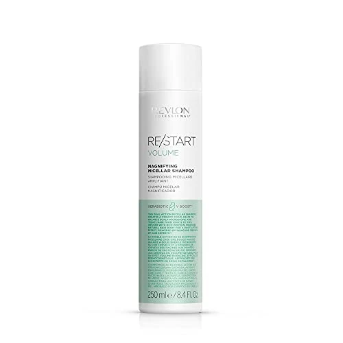 Revlon Professional Volume Magnifying Micellar Shampoo, Fine Hair Treatment to Volumise, Strengthen & Moisturise (250ml) Unisex