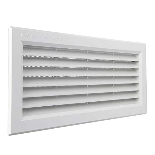 Tijdelijke aanbieding: La Ventilazione P31R13B ventilatierooster, rechthoekig, van wit kunststof, met insectenwerend net, afmetingen: 315 x 136 mm, wit van 11.35 € naar 11.35 € (0.00% korting)