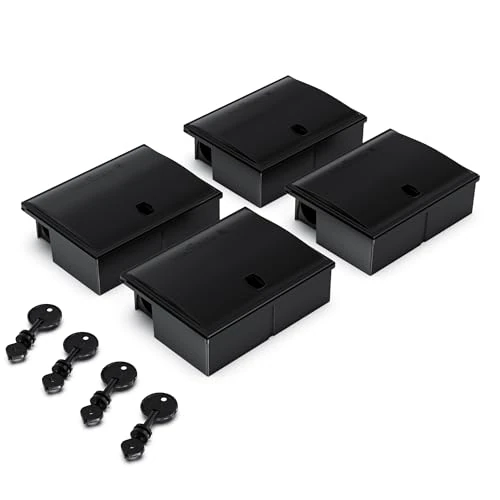 Offerta a tempo: Mice&Co 4 Scatole di Esca per Topi Piccole con Chiave | Riutilizzabili - 0.00% da 13.90 € a 13.90 €