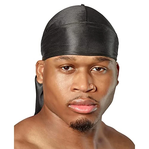Zeitlich begrenztes Angebot: Shyne Silky Durag – Schwarz | Perfekt für Waves, Zöpfe und Locken | Premium Silk Du Rags für Männer und Frauen | Langer Schwanz | Ultraweicher und knitterfreier Satin | Black-Owned Business von 9.99 € auf 9.99 € (0.00% Rabatt)