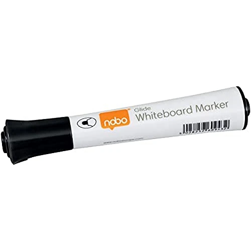 Offre limitée : Nobo Marqueurs Effaçables à Sec Glide pour Tableau Blanc, Pointe Ogive de 2mm, Lot de 10, 1915264, Noir de 23.28 € à 23.28 € (0.00% de remise)