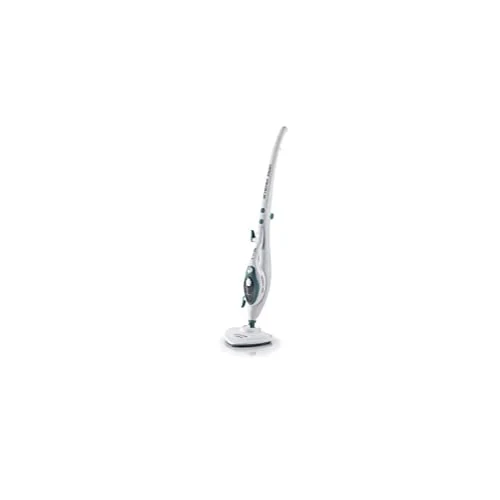 Ariete 4169 Steam Mop 10 in 1 with Steam Cleaner, White and Light Blue, 1500 W, 350 Cubic_Centimeters