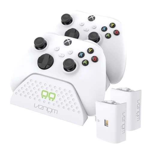 Offerta a tempo: Venom Dock Di Ricarica Doppio con 2 Batterie Ricaricabili - Bianco (Xbox Series X e S / Xbox One) - Bundle - 0.00% da 29.66 € a 29.66 €