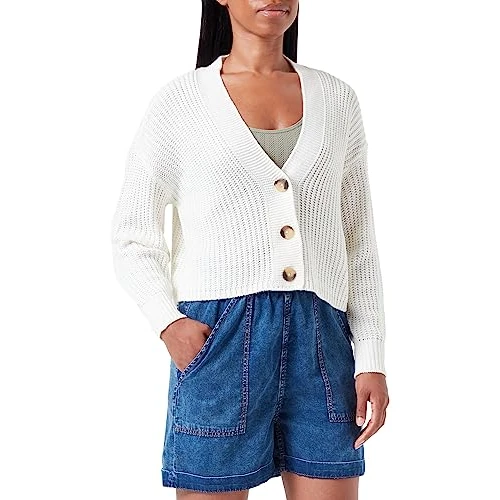 ONLY Femme Onlcarol Nice L/S KNT Noos Cardigan, Jet Stream, S EU