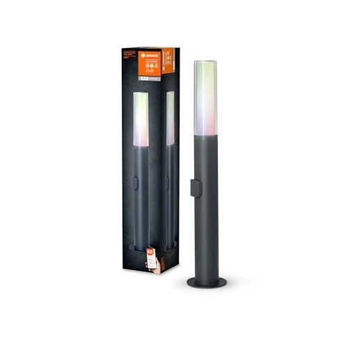 Limited-time offer: LEDVANCE Smart LEDOutdoor Luminaire, Floor Lamp with WiFi Technology, Light for Outside, RGB Colors Changeable, Dark Gr. Aluminum, 60Cm, Compatible with Google and Alexa Voice, Smart+ WiFi Flare from 39.98 GBP to 39.98 GBP (save 0%)