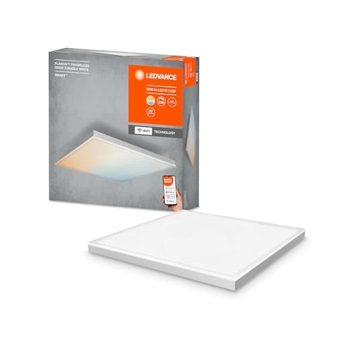 Begrenztes Angebot: Ledvance Smarte Deckenleuchte, Lichtfarbe Änderbar, 30 cm x 30 cm von 53.32 EUR auf 53.32 EUR (Rabatt 0%)