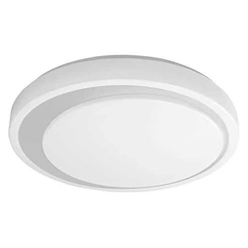 Offerta a tempo: LEDVANCE Applique e plafoniera LED intelligente per interni con tecnologia WiFi, colore della luce variabile (3000K-6500K), grigio, 480mm, compatibile con Google e Alexa, SMART+ WIFI ORBIS MOON - 58% da 46.29 € a 19.26 €