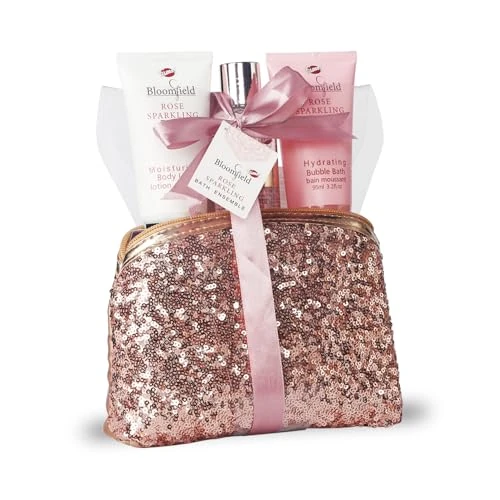 Limited offer: Gift Box for her | Rose Bath Products | Christmas Gift Women | Beauty Gift | Original Gift for Women | Birthday Gifts for Mum | Body Care and Well|being Sets | Shower Set | Gift Lover |TROUSSE STRASS from 25.20 EUR to 25.20 EUR (save 0%)