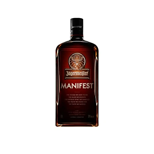 Offerta a tempo: Jägermeister MANIFEST 100cl - Liquore premium a base di erbe con note di anice e frutta secca. 38% Vol. - 38% da 47.90 € a 29.90 €