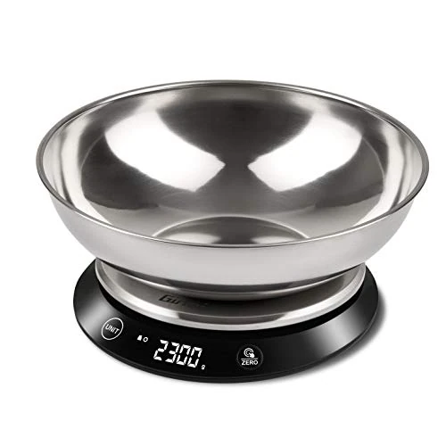 Girmi PS84 Kitchen Scales, 5 kg, Stainless Steel