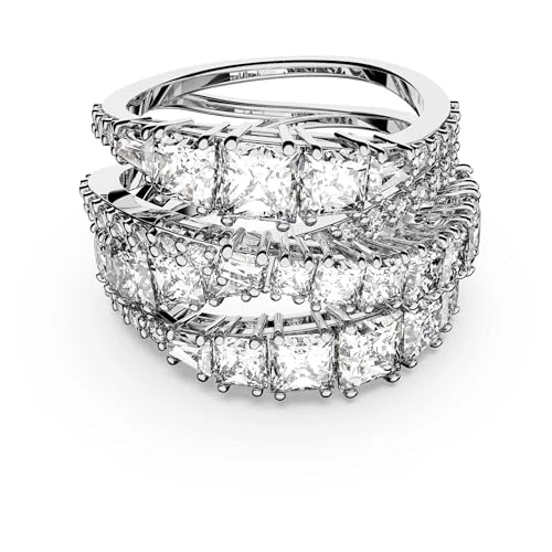 Limited offer: Swarovski Hyperbola Ring, Mixed cuts, White, Rhodium plated from 179.00 EUR to 168.26 EUR (save 6%)