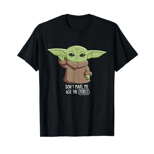 Offerta a tempo: Star Wars The Mandalorian Grogu Don't Make Me Use The Force Maglietta - 16% da 20.50 € a 17.28 €