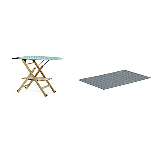 Offerta a tempo: Foppapedretti Assai ASSE da Stiro, Naturale & Tappeto Porta Ferro Ricambio per Assai, Grigio - 38% da 225.50 € a 140.09 €