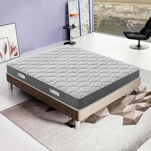 Offerta a tempo: materassi e doghe - Materasso Memory | Alto 20 25 30 cm | Ortopedico Medio Rigido | Sistema di Alleviamento dei Punti di Pressione (Altezza 20 cm, 90x190 cm) - 0.00% da 119.00 € a 119.00 €