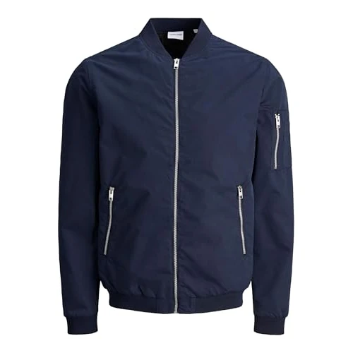 Offre limitée : JACK&JONES PLUS Bomber, JJERUSH BOMBER PS NOOS Pour des hommes, Navy Blazer, 7XL de 59.99 € à 39.99 € (33% de remise)