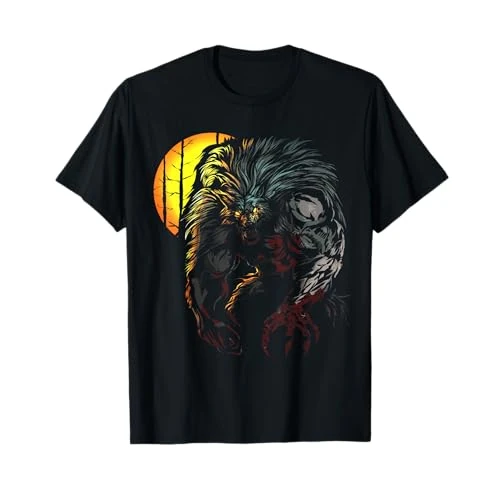 Offerta a tempo: Werewolf Full Moon Lycan Mitologia Easy Halloween Costume Maglietta - 15% da 19.49 € a 16.57 €