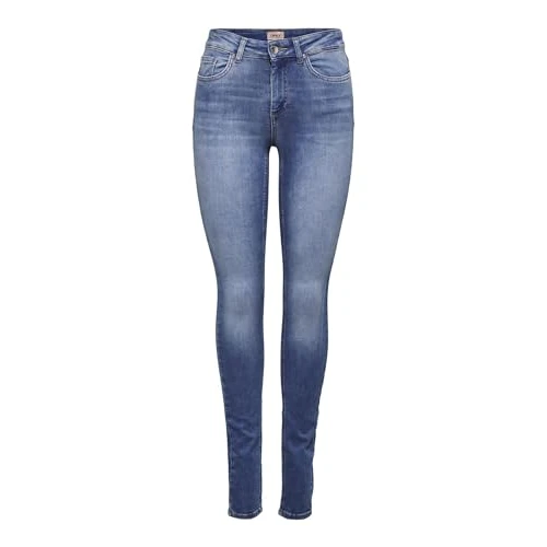 Oferta limitada: ONLY Onlblush Life Mid Skinny Rea12187 Noos, Jeans Mujer, Azul (Medio De Mezclilla Azul), XS de 44.99 EUR a 39.99 EUR (ahorro 11%)