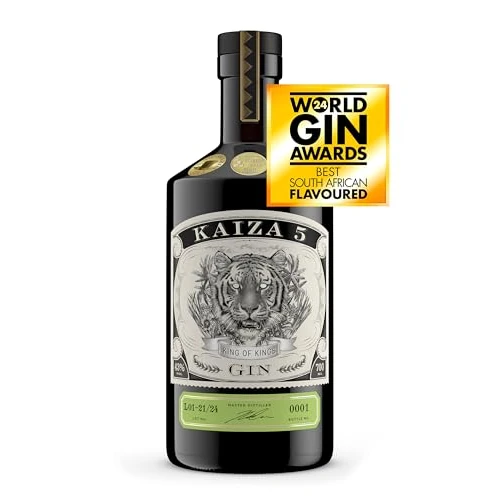 Offerta a tempo: KAIZA 5 GIN - 0,7 l - 43% | Il pluripremiato gin premium del Sudafrica/Città del Capo — 10% da 49,99 € a 44,99 €