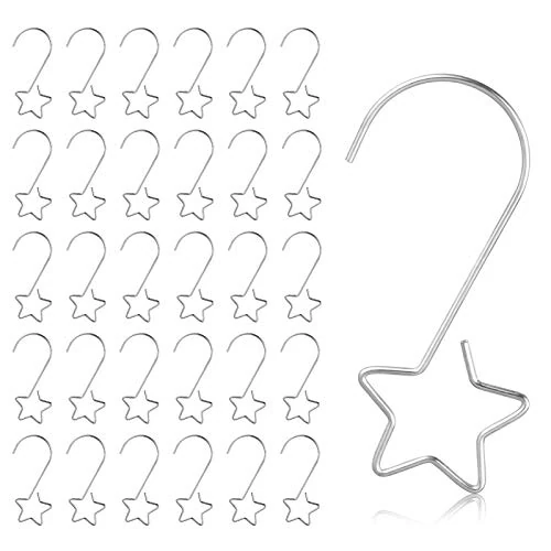 Offre limitee: MELLIEX 60 Pièces Crochet d'Ornements de Noël Crochets d'arbre de Noël Crochets Suspendus en Métal pour Suspendre des Décorations d'arbre de Noël de 8.99 EUR a 7.99 EUR (economie 11%)