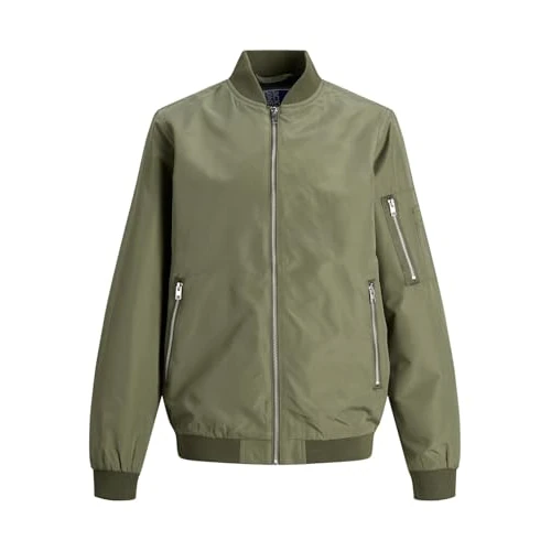 Offerta a tempo: Jack & Jones Junior Jjerush Bomber Jr - Giacca da ragazzo, Dusty Olive/, 128 cm - 0.00% da 38.15 € a 38.15 €