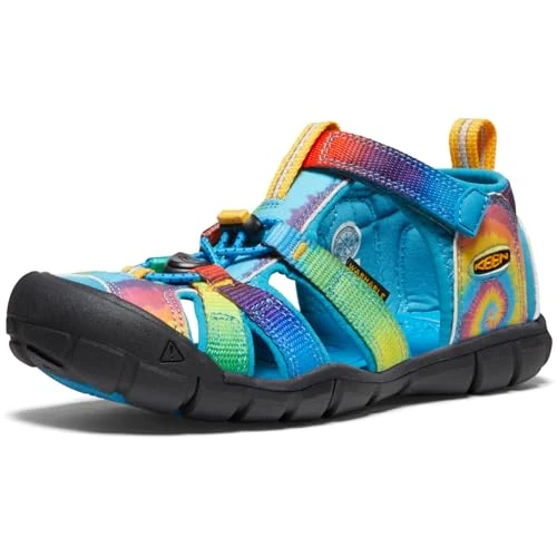 Limited-time offer: KEEN Unisex Kids Sandal, Vivid Blue Original Tie Dye, 10 UK Child from 50.99 £ to 35.32 £ (save 30.73%)