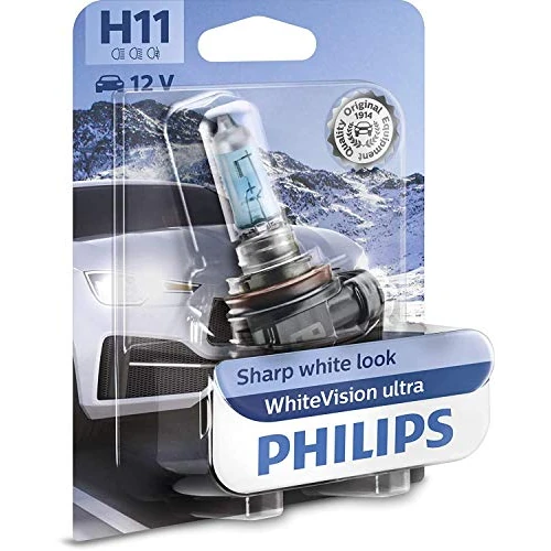 Offerta a tempo: Philips WhiteVision ultra H11 lampadina fari auto, blister singolo - 32% da 29.13 € a 19.70 €